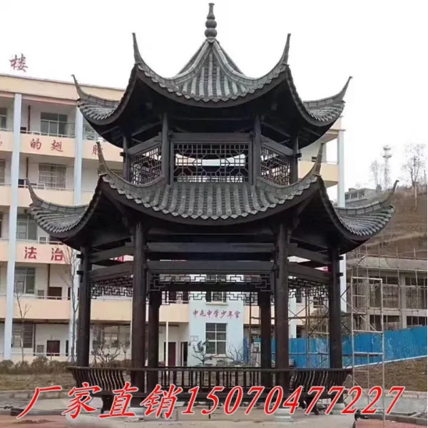 DIPYLON 야외정자 옥외경관 방부원목 2층 고건물 사각육각 팔각정마당 낭가 별장 화원장랑, 팔각 정자에는 우편을 공하지 않는다
