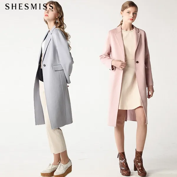 쉬즈미스 쉬즈미스(SHESMISS) 로렌 고품격 울 핸드메이드 롱코트 (택가격:428000원)