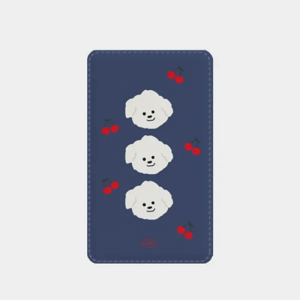 [바보사랑] cherry 뽀꾸 보조배터리, 1개, 10000mAh