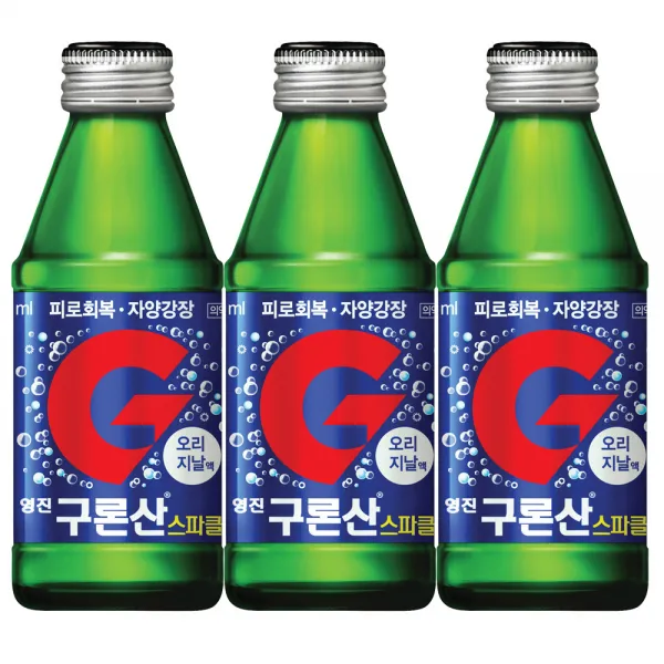 해태 영진구론산 탄산 오리지날 150ml x 10병 피로회복 자양강장 드링크