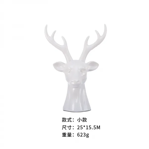 와이유 노루소품 오막살이 도자기를 수확하여 현대적인 심플 사무용 탁자와, 화이트 스몰