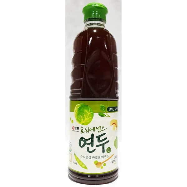 [AQH_0505327] 샘표 연두순 930mlX12 콩발효액 요리조미료 조미료 액체조미료 연두에센스, 단일상품