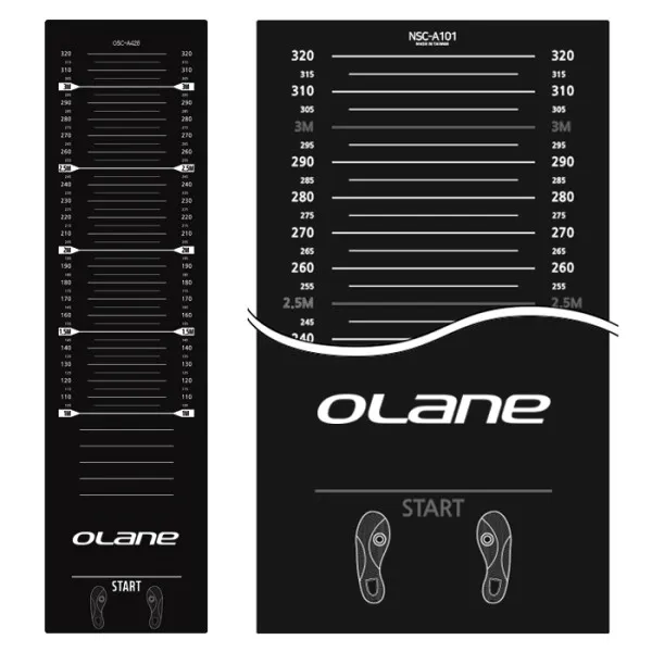 [OLANE] 제자리멀리뛰기 매트(OSC-A426) 블랙, 색상:블랙