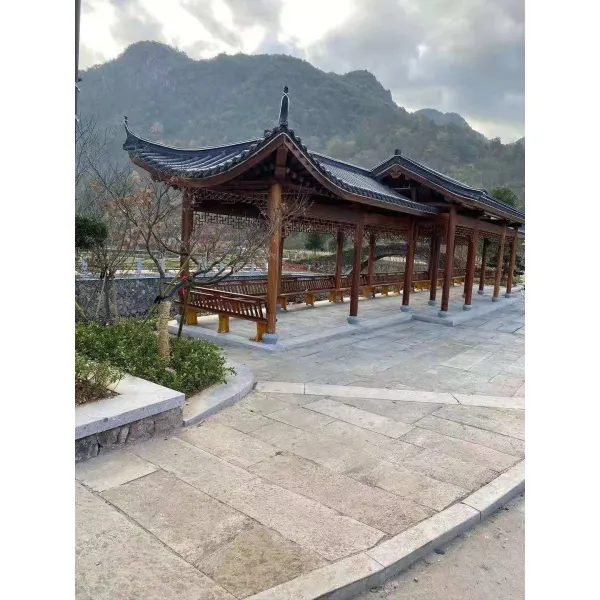 DIPYLON 야외정자 옥외고건물 2층 정자 원목탄화원 임경지구 육각팔각 빌라 장랑 방부 간이 목조 가옥, 옛 시설의 복도/곱정 주문형 연락처 서비스
