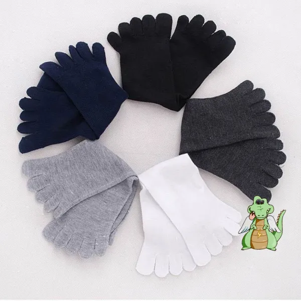 Jul.02 258번 양말 남자 짧은 양말 여름 얇은 양말 5켤레 중목 땀 흡수 통기 발가락 사계절 3켤레 규격 가능선택하다Z