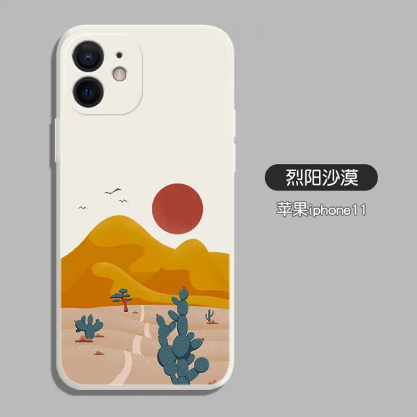 러블리오빠 어플케이스 적용 스킨범퍼 심플 IPHONE12PRO 단아한 여성 삽화 11PROMAX 일직선 액상 실리콘