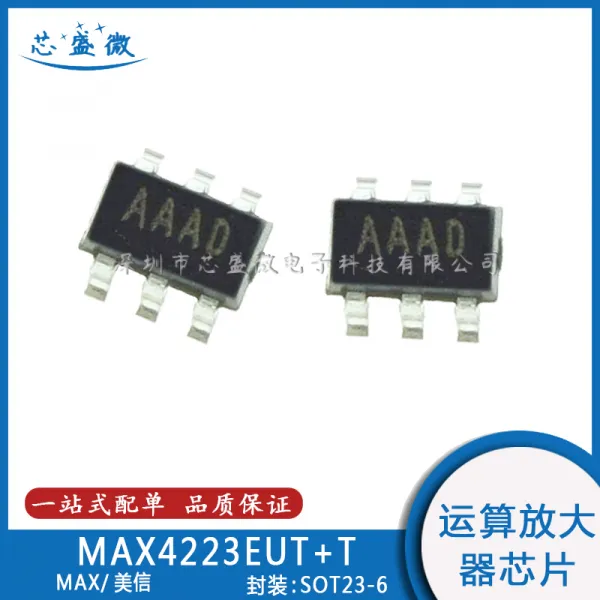 아주 새롭운 MAX4223EUTT 인쇄레터링 AAAD SOT236 고속운송 증폭기 계산하다 칩셋