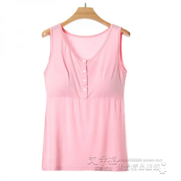 임산부러닝 수유 조끼 임산부 탱크탑 내복 청순 모달 무료착용 브래지어 상의 외출 이너셔츠