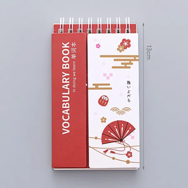 귀엽다 휴대 하 다 휴대 하 다 영어 단어 북 페이지 가리다 기억 하 다 학생 단어 신기 주머니 작은 노트 문구 T 부채 춤