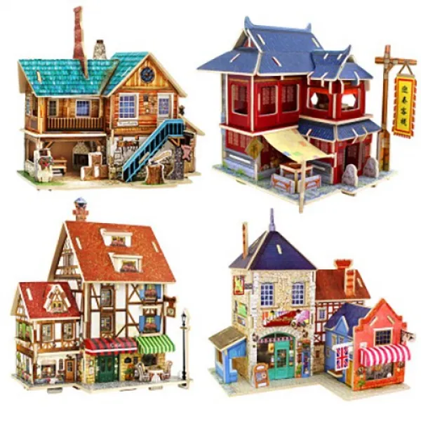 상세페이지 참조 몰입되는 퍼즐 창의력 입체퍼즐 우드 3D 입체 DIY 핸, 1개, 11 JP209 수상기