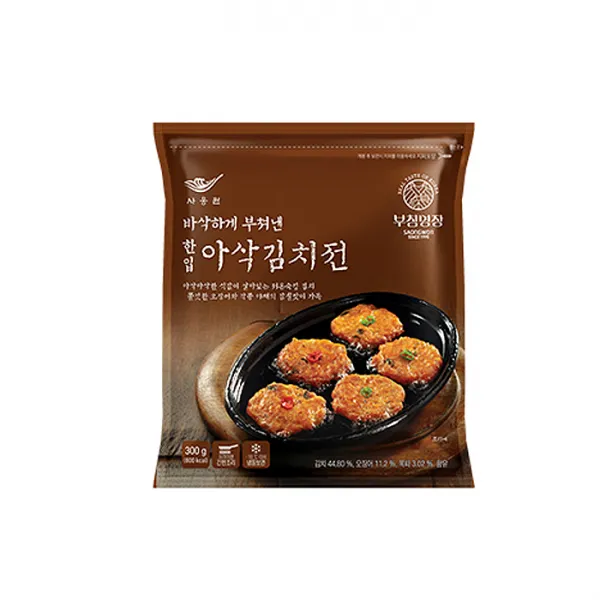 사옹원 아삭 김치전 300g 명절 차례 부침개 부침전 아이스포장, 1개