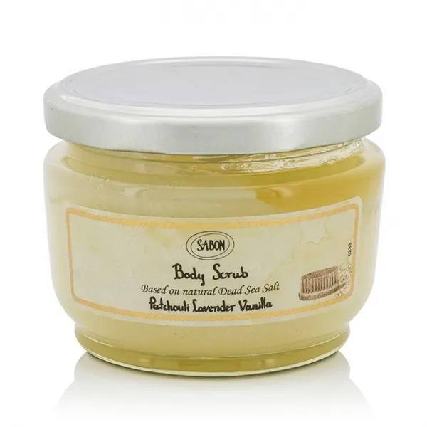Sabon Body Scrub Patchouli Lavender Vanilla 320g