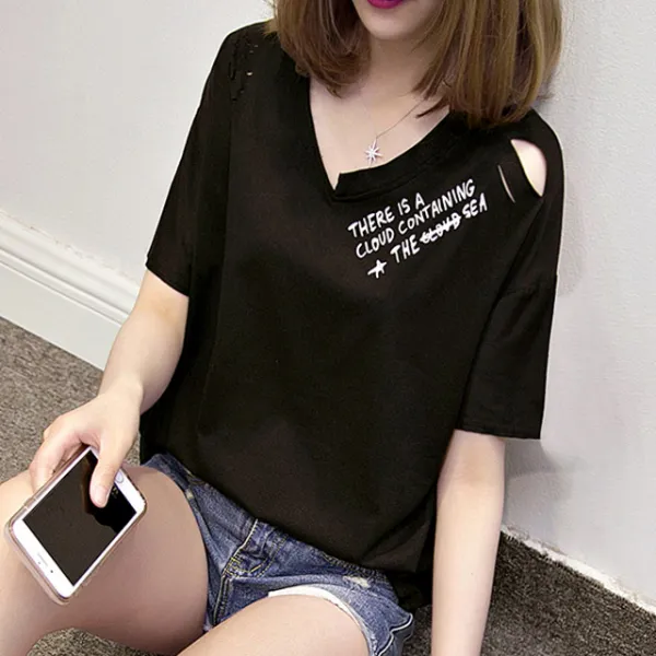 엘레스 여성티셔츠 국내생산 루즈핏 자체제작 반팔 티셔츠