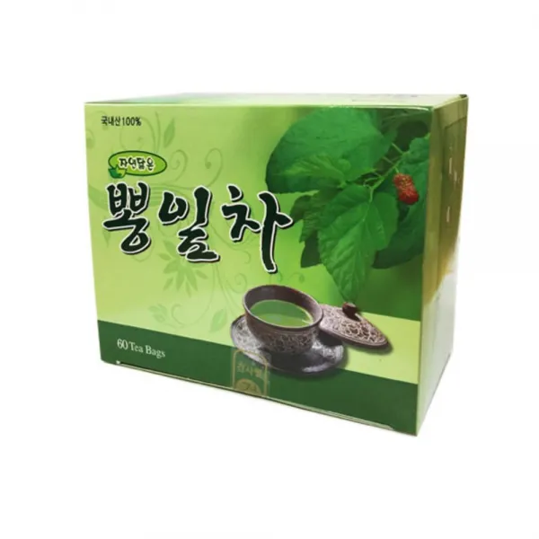잎차 카페인 없는 전통 차 뽕잎차 티백 60t 물대용차, 1개, 상세페이지참조