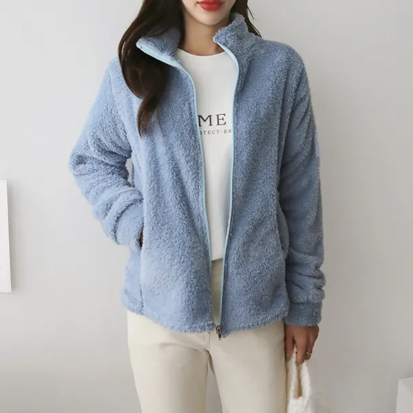 마일리지 데일리양털집업후리스 JK030D7