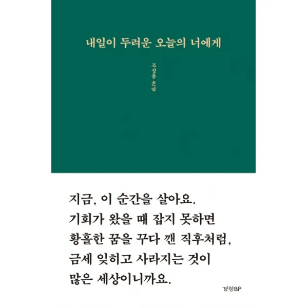 내일이 두려운 오늘의 너에게, 경향BP