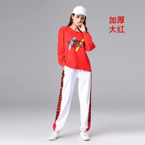 양리핑 광장 룩 헬스 피트니스 스포츠 춤추다 옷 귀신 춤을 추고 있다 하 여성 단체복