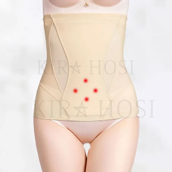 kirahosi 개미허리 몸배보정 허리 다이어트 보정 복대 141호+덧신증정 H5btupd, 피부색L