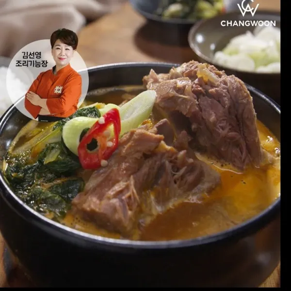 김선영 조리기능장 국내산 감자탕 X 4팩, 600g