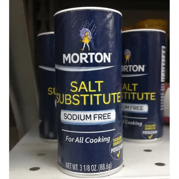 Morton [4팩] 몰튼 소금 대체물 (무염분) salt substitute sodium free 3.12oz(88.6g), 4팩, 88.6g