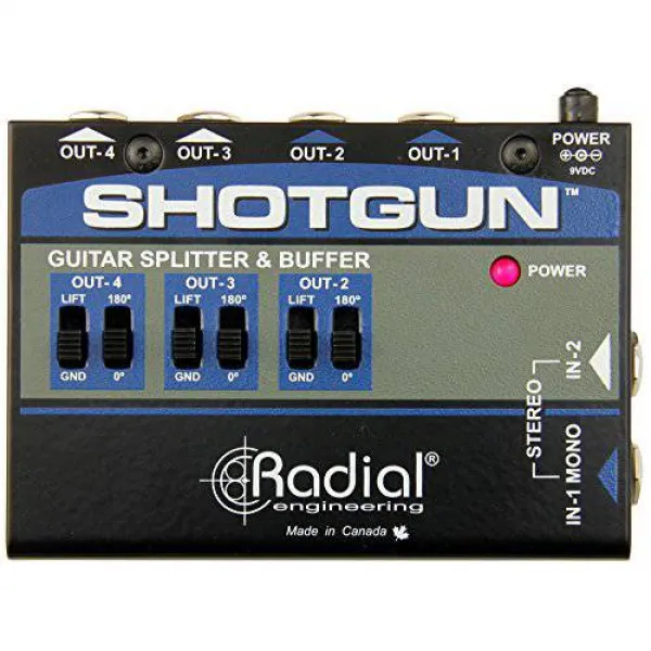 방사형 엽총 4 채널 앰프 드라이버 Radial Engineering Shotgun 4 Channel, 상세내용참조