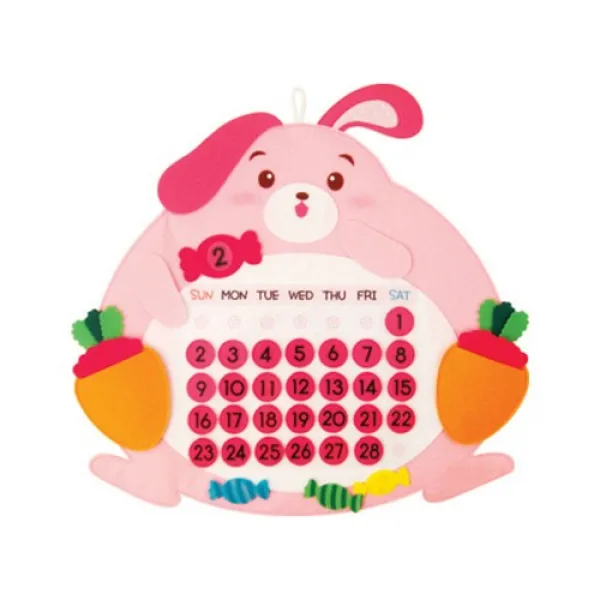 펠트달력/뚱뚱보토끼