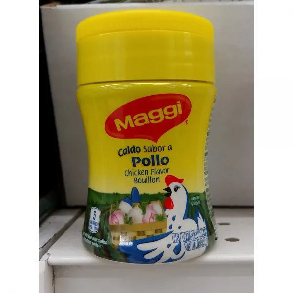 Maggi caldo sabor a Pollo Chicken flavor bouillon 매기 칼도 사보 폴로 치킨 맛 부용(육수) 3.5oz(99.2g) 4팩, 1개