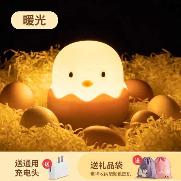 여대생 기괴한 커플 창조적 장치 재미있는 검은 기술 스마트 제품을위한 생일 선물, 따뜻한 빛 + 3C 충전 헤드 [인사말 카드]