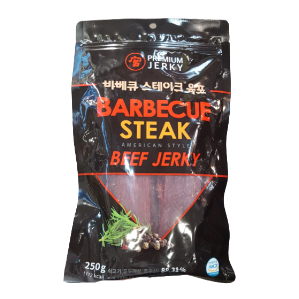 궁 바베큐 스테이크 육포 250g 2개