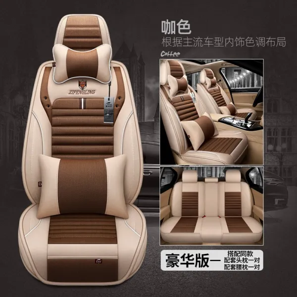 골프스파이크 X80B30/B50/B70바오쥔 560/630전용 전면덮개 자동차시트 사계절 통용 등받이덮개, T02-고급모델-커피색