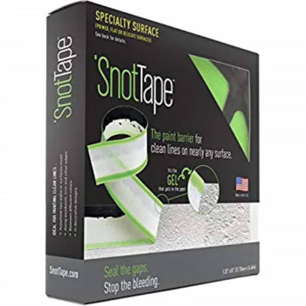 SnotTape ST-101 Specialty-Surface Painters Tape Barrier; Use on Primed Flat and Delicate Surfaces; Less Sticky than our