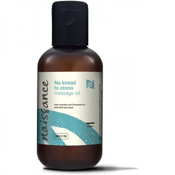 Naissance No Knead To Stress - 편안한 마사지 오일 100ml - 100% 천연 테마 라벤더 일랑 일랑 오렌지 삼나무 나무 파출, 1