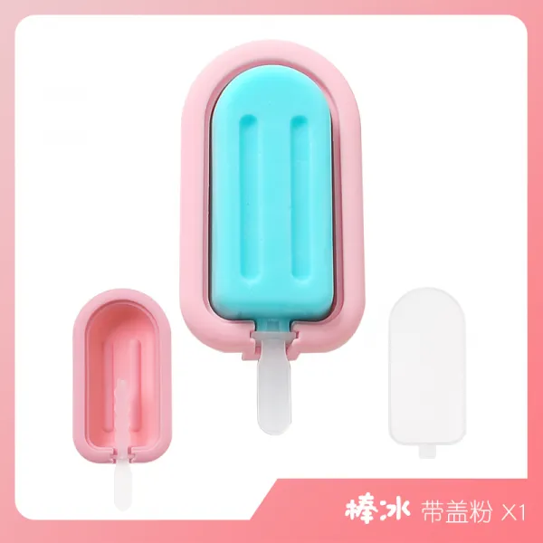 북유럽 자체제작 아이스크림 몰딩 실리콘 밴드 아이스바 몰딩 스틱 아이스박스 아이스크림 맷집Z, 파우더 아 이 스 / 1 개