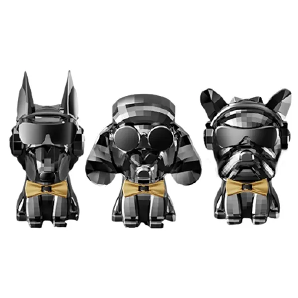 D.o.g 리본독 차량용 자동차 방향제 디퓨저 리본독 도베르만 메탈릭골드 블랙체리