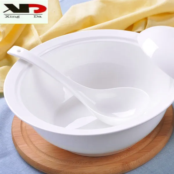 도자기냄비 처리 경덕진 순백색 골자기 9인치 원 솥을 맛보다 큰사이즈 탕 대야 있음 뚜껑 4737914886, 10 건, 1 냄비 한 국자 플란넬 웜 카