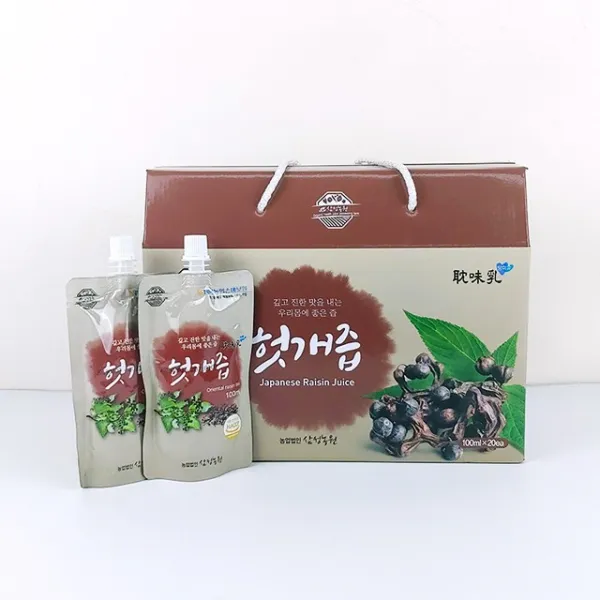 삼성농원 Haccp인증 탐미유 헛개즙 스파우트 100ml X 20포 1박스