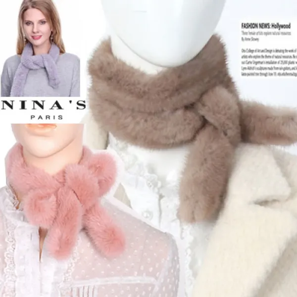 니나스파리 100cm_통통한스킨밍크 쁘띠머플러 6sh387 