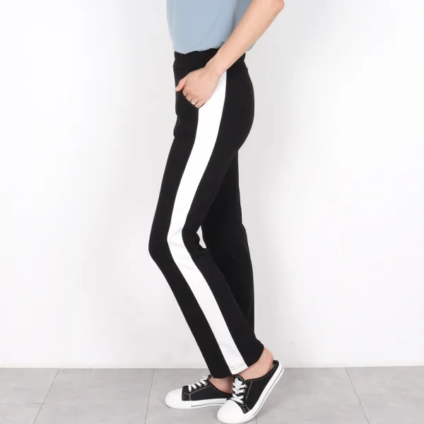 핑크팔레트 일자 줄지 빅사이즈 트레이닝 팬츠(F~3XL)
