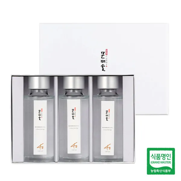문배주양조원 문배술 헤리티지 미니어쳐 100ml Alc. 40% 3병 3개