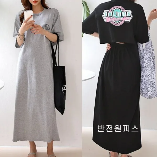 루디샵 뒤반전 매력포인트 반팔원피스