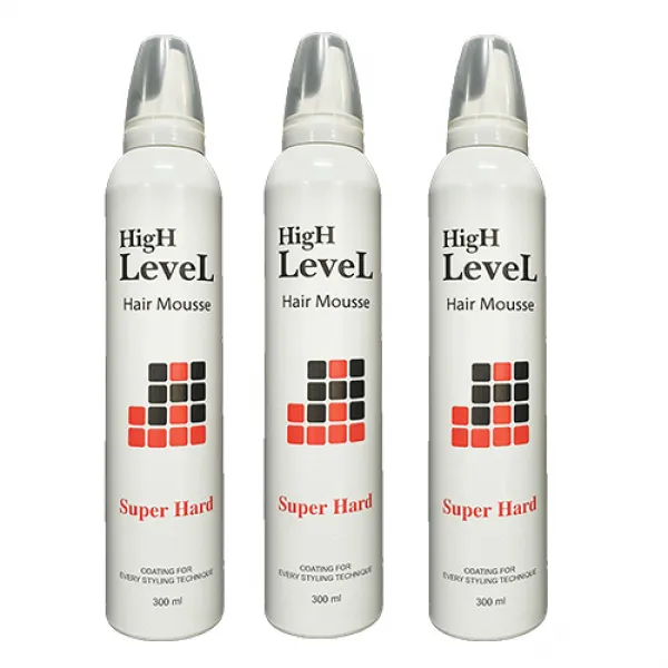 서울화장품 하이레벨 헤어무스 300ml X 3개 무료배송 슈퍼하드, 1개