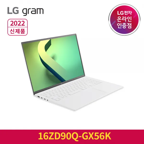 LG전자 2022 그램, 256GB, 16ZD90Q-GX56K, 스노우화이트, 코어i5, 16GB, WIN11 Home