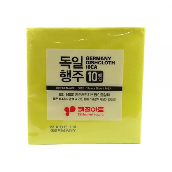[ATQ_0970978] 바른 독일 행주 10매 주방행주 천행주 식탁청소 주방소모품 빠른흡수