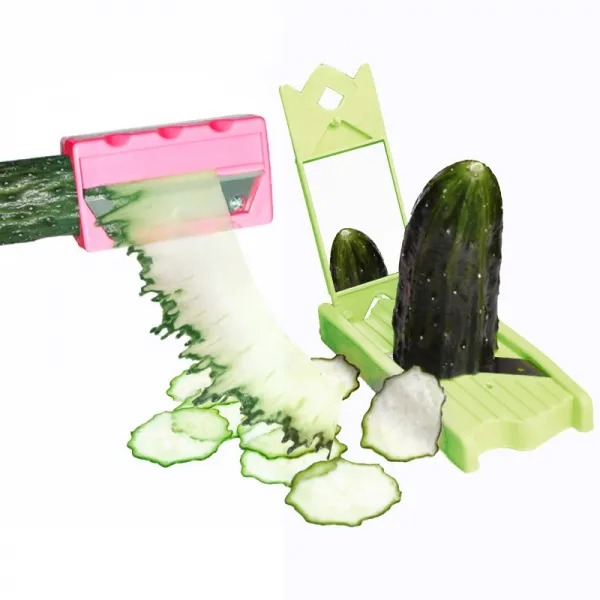 오이 미용 칼 기 얼굴 얹기 용품 나선 껍질 회전 얇은 도구 잎 막대 드릴 그물 상권 붓기 쇼수 핑크 증정 얇게썰다 그린