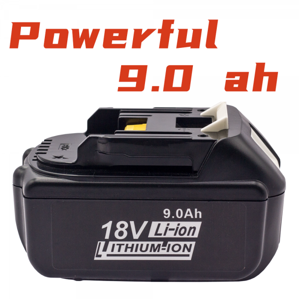 Makita 18v 9.0ah BL1860 BL1840B BL1850 LXT-400 BL1845 BJR182 전기 드릴 앵글 그라인더 커피 머신 전기 해머 전기 톱 리튬 배터리, MT18V *9.0AH*2PC