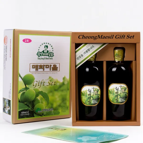 홍쌍리 청매실농원 유기농매실 청매실원 선물세트2호 420mlx2병 2병 420ml
