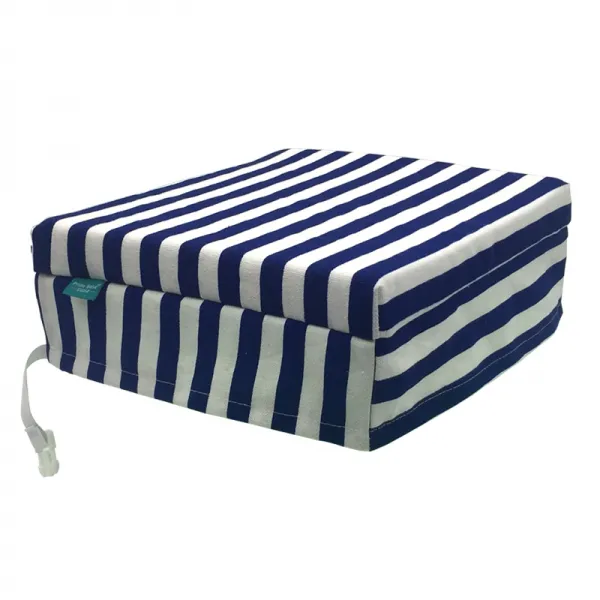 기저귀가방 Beibei응석받이 아동의자 메모리코튼 좌석시트 스툴의자 의자매트 겨울 두꺼운보호 시트 T01 블루 스트라이프 좌석시트
