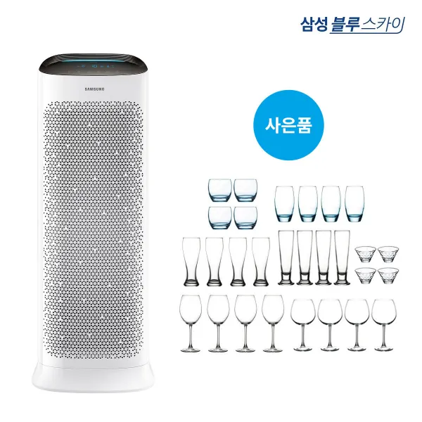 [신세계TV쇼핑](사은품 파사바체 28p) 삼성 블루스카이 7000 공기청정기 AX90T7020WBD (90제곱미터/27형/PM1.0/Wi-Fi)