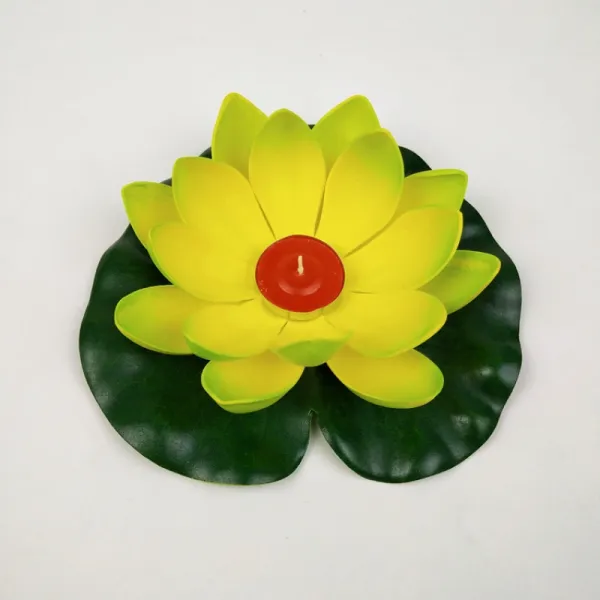 초록정원허브 소원양초 년 등강 물등 부처 덕택이다 소원풀이 하객 꽃등 절연화, 18cm 청색