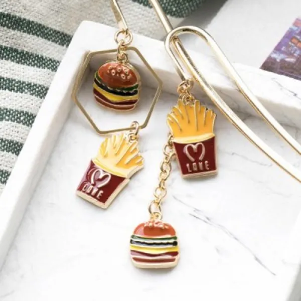  텐바이텐 핸드메이드 버거 후라이 책갈피_ 1134935 옵션선택 B Type